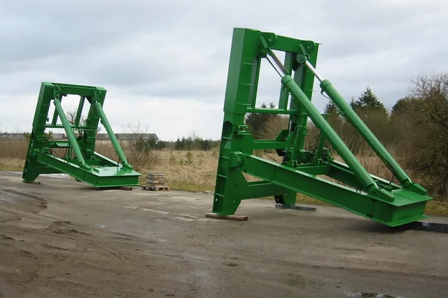Fabricated structural steel gantry frames in the MSR Bootle works
